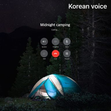 Midnight camping poster