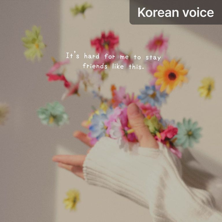 I dont think we can stay friends anymore.