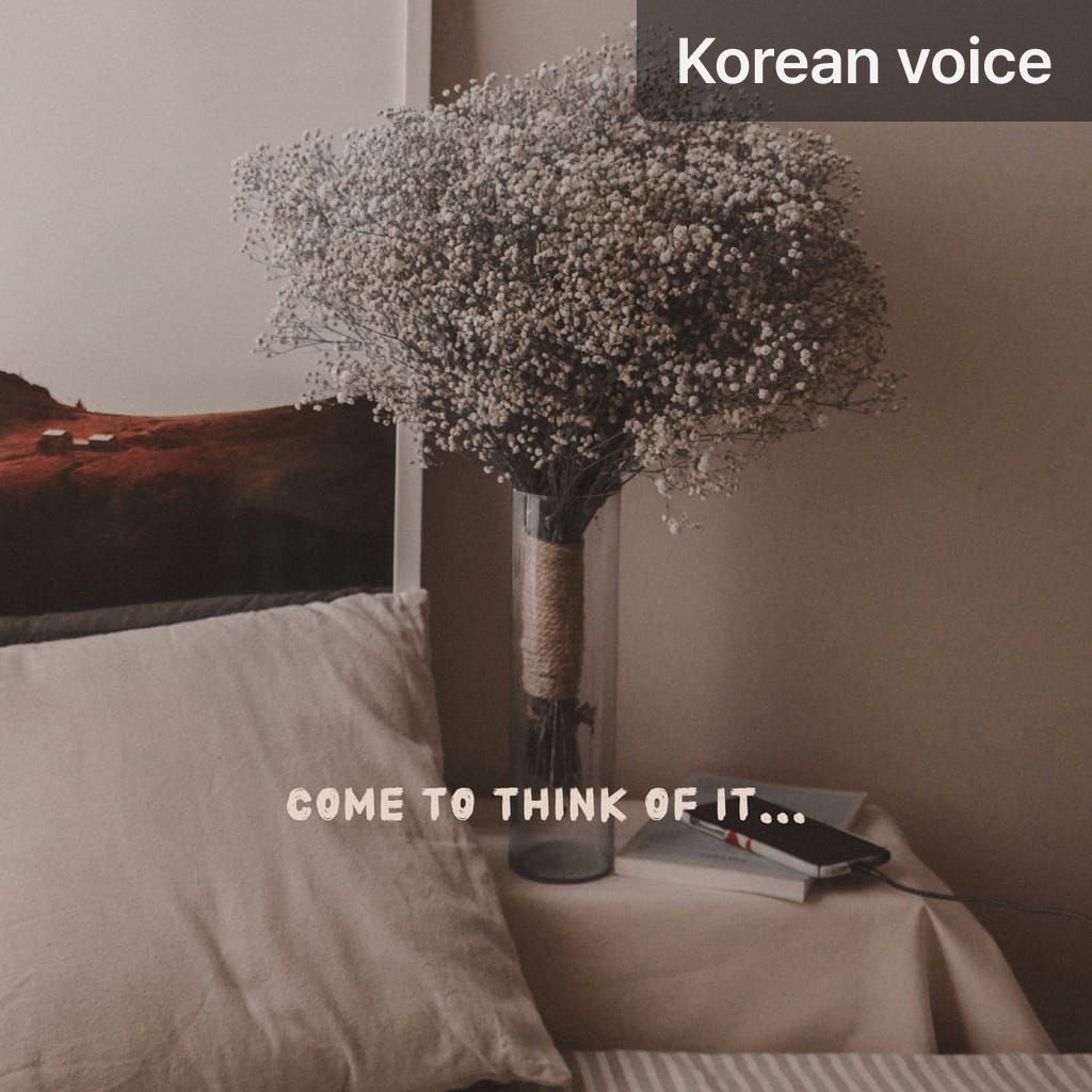 Come to think of it.. poster