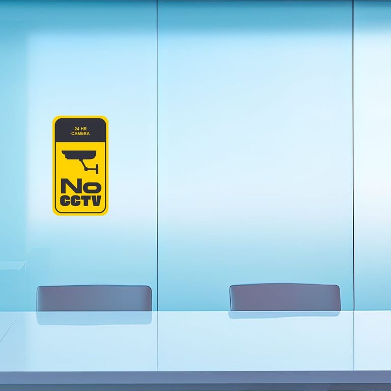 No CCTV poster