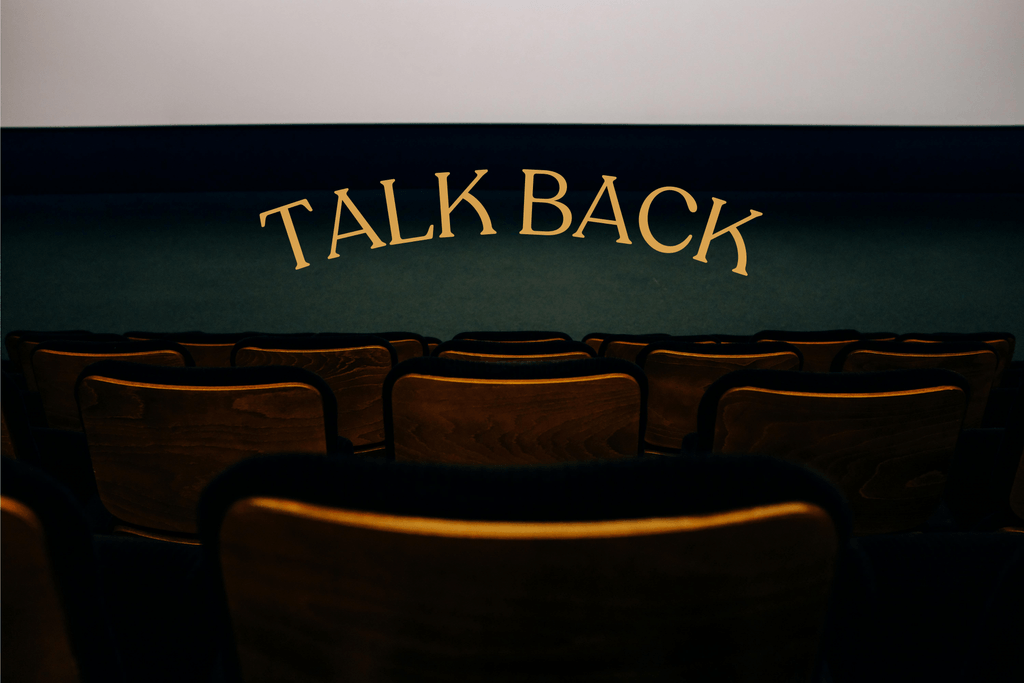 TALK BACK poster
