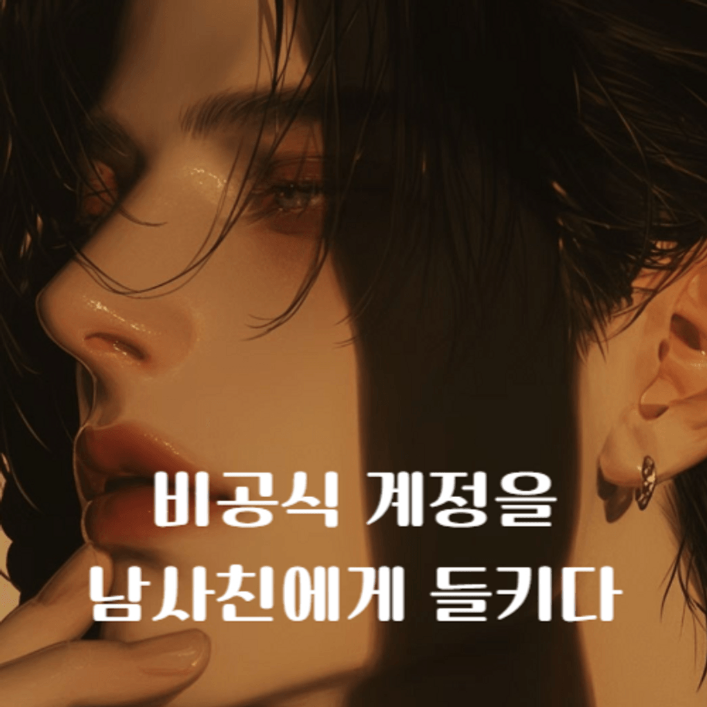 비공식 계정을 남사친에게 들키다 poster