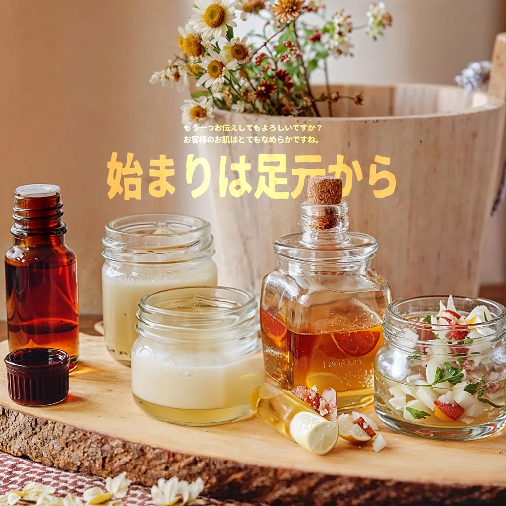 始まりは足元から