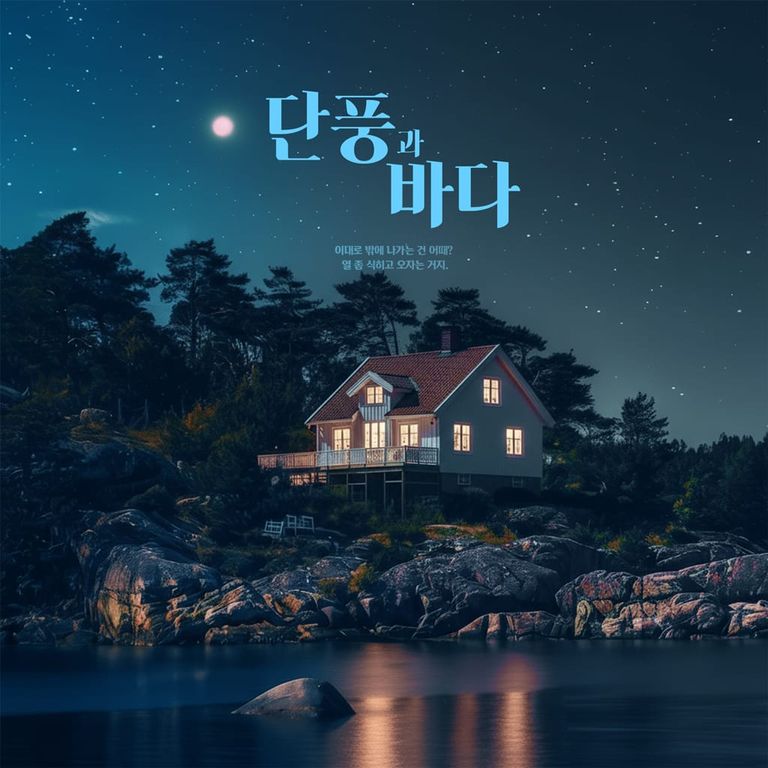 단풍과 바다