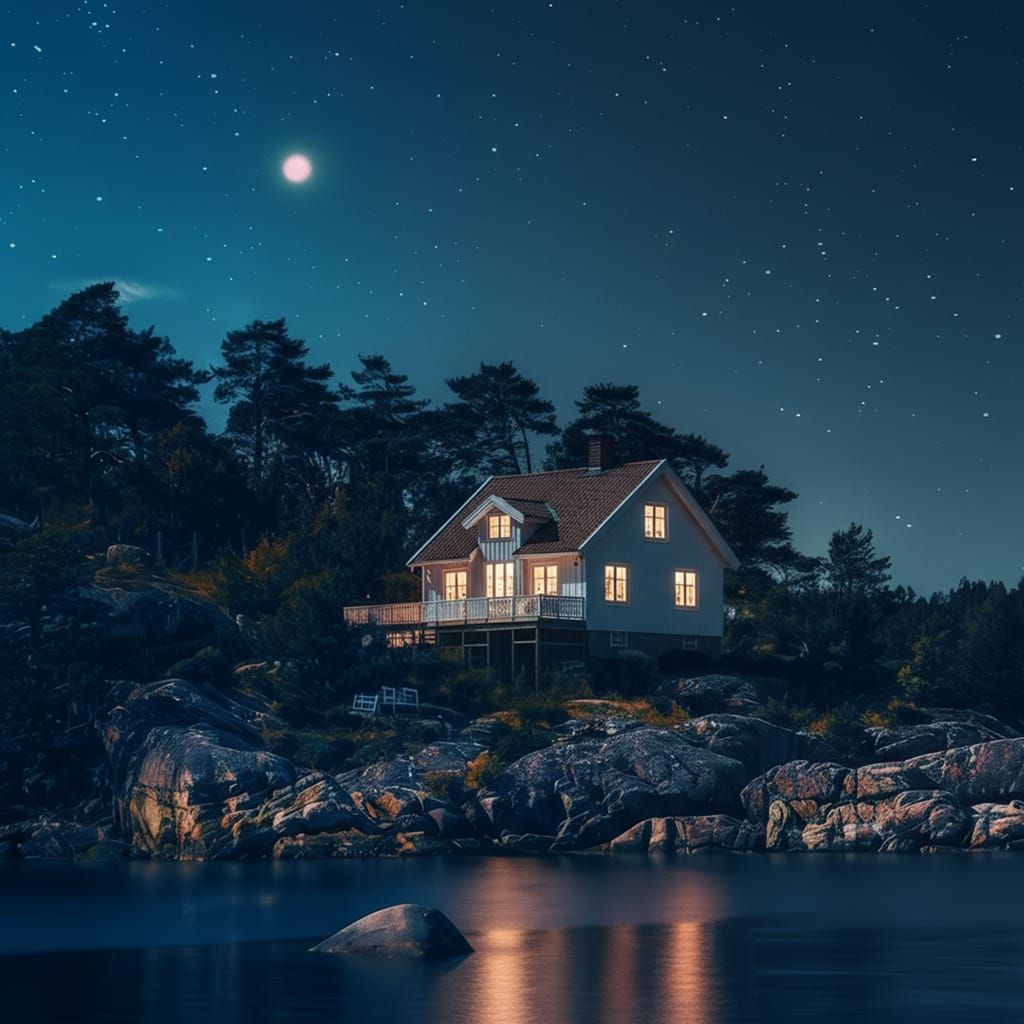 Maple Leaves and the Sea