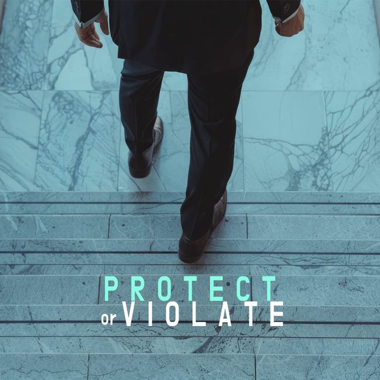 Protect or Violate poster