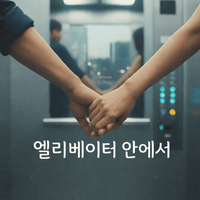 엘리베이터 안에서