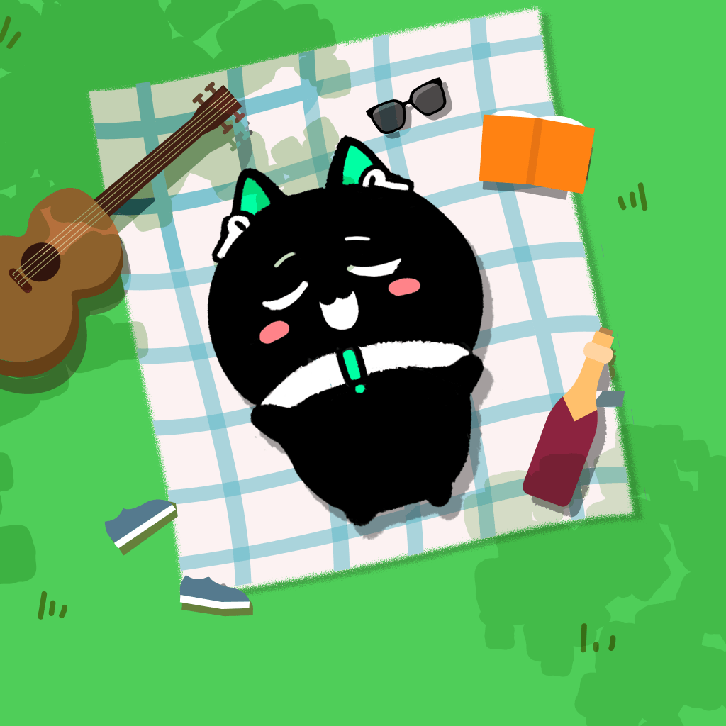 플냥이의 봄소풍 🍱🐈‍⬛