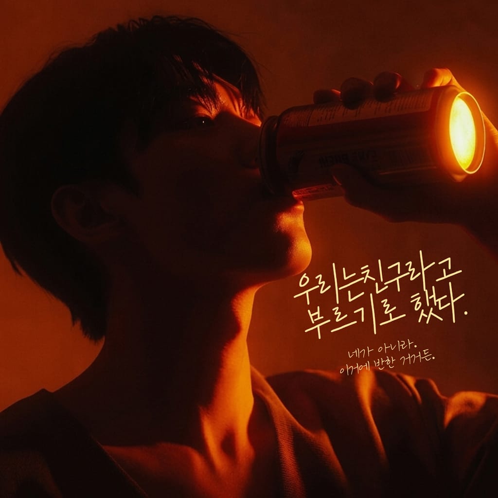 우리는 친구라고 부르기로 했다