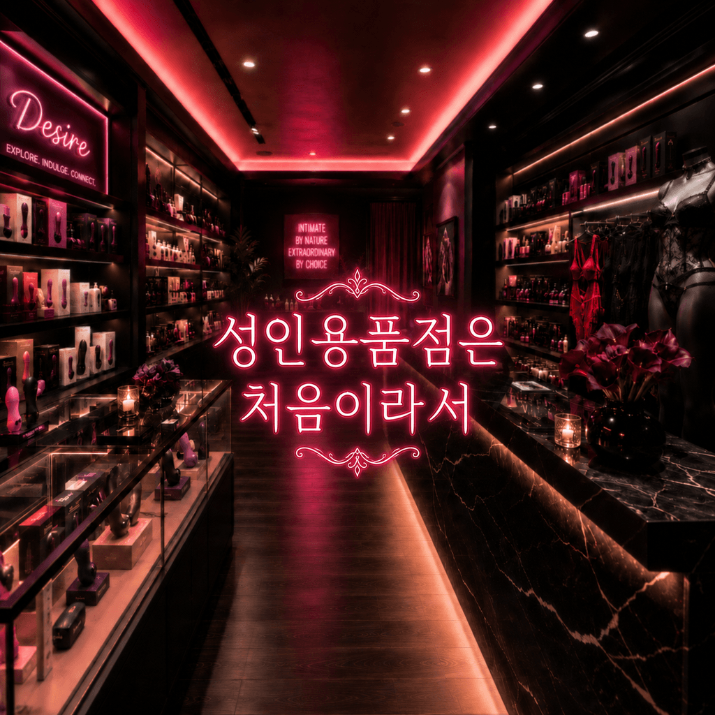 성인용품점은 처음이라서
