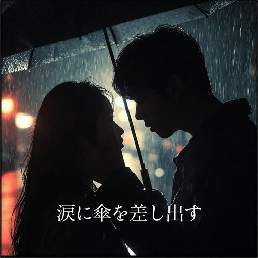 涙に傘を差し出す poster