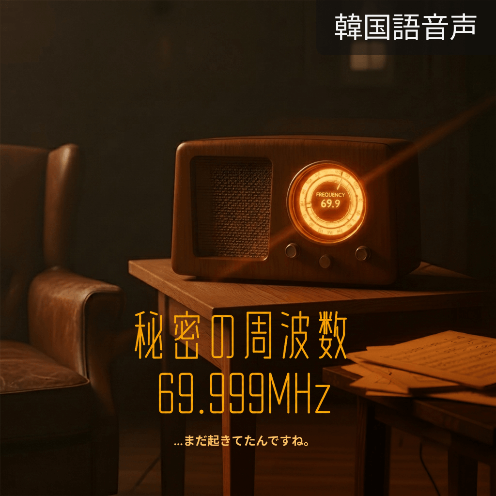 秘密の周波数 69.999MHz poster