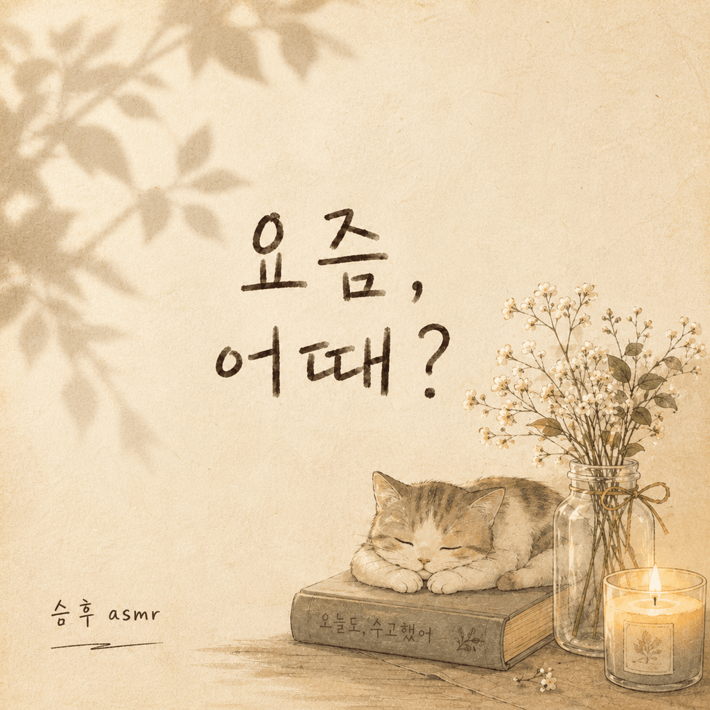 요즘, 어때? poster