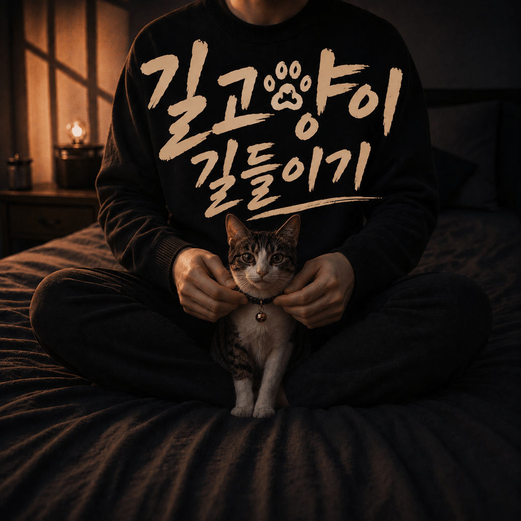 길고양이 길들이기