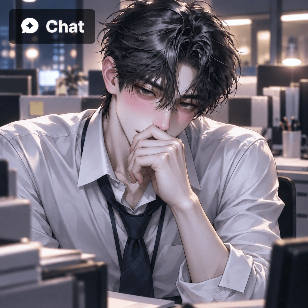 後輩の視線が、今日も重い poster
