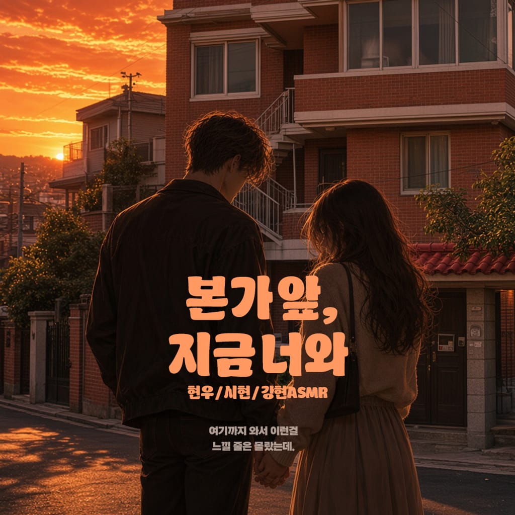 본가 앞, 지금 너와