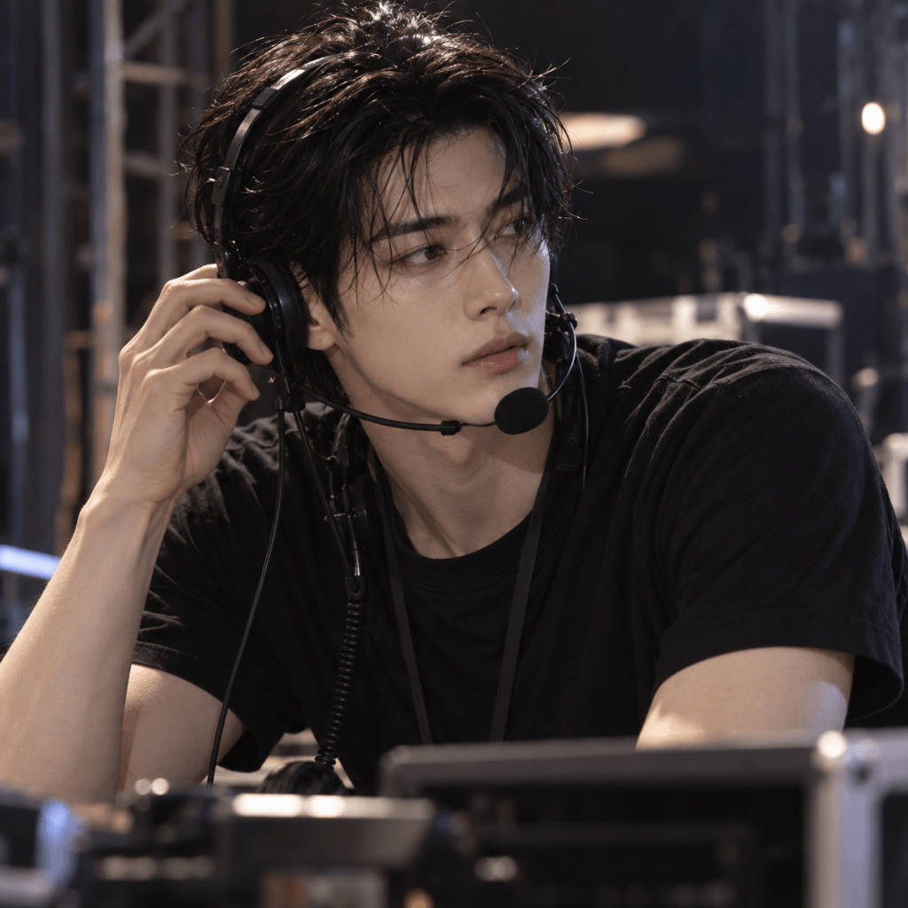 객석의 불이 꺼지면