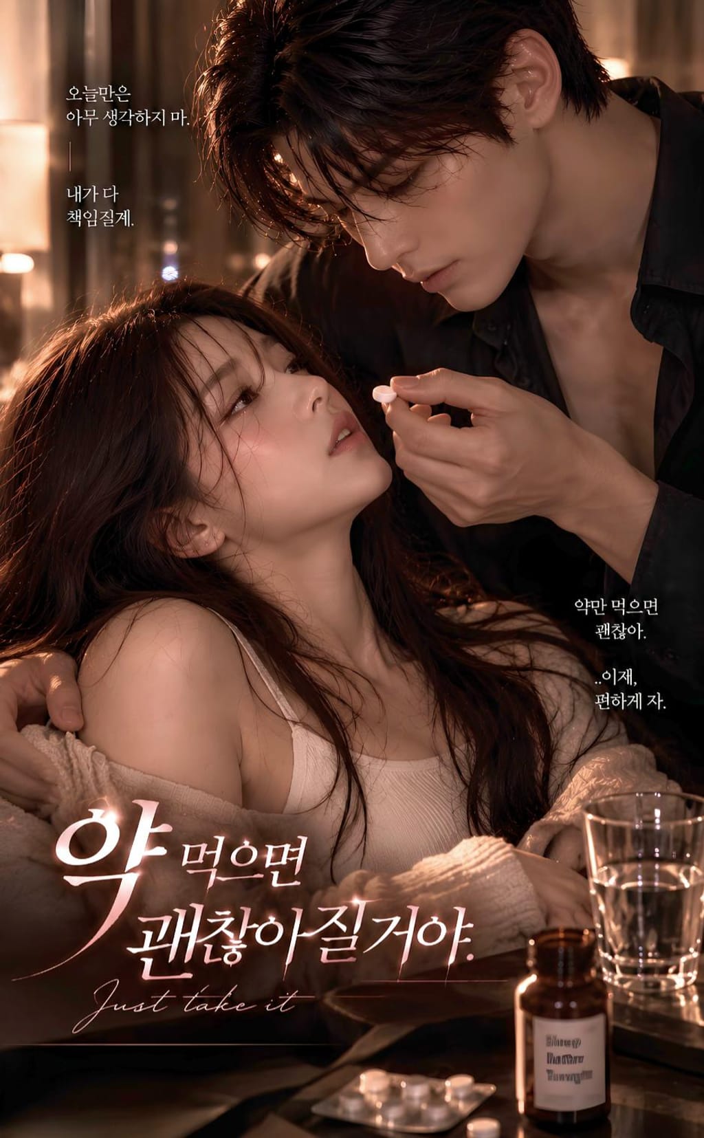 자는동안 내맘대로 예뻐해줄게.. -여사친에게 약을 먹이고-